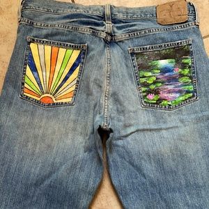 american eagle jeans upcycled boyfriend fit